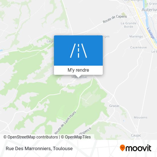Rue Des Marronniers plan