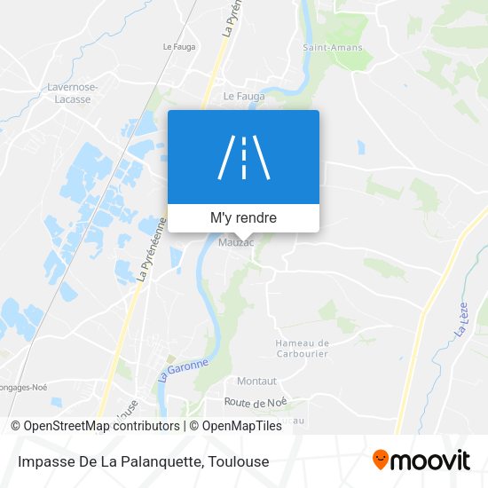 Impasse De La Palanquette plan