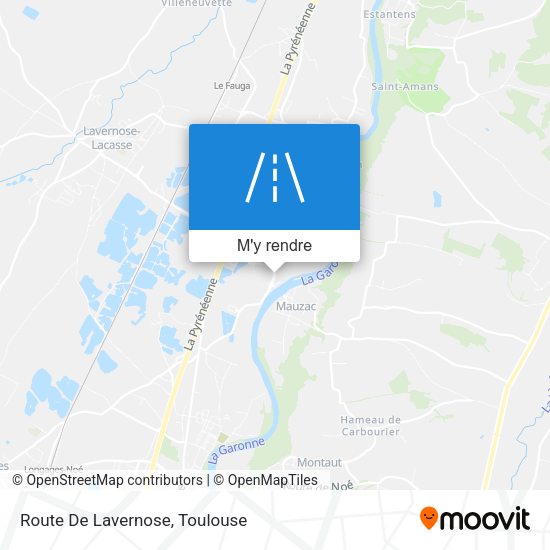 Route De Lavernose plan