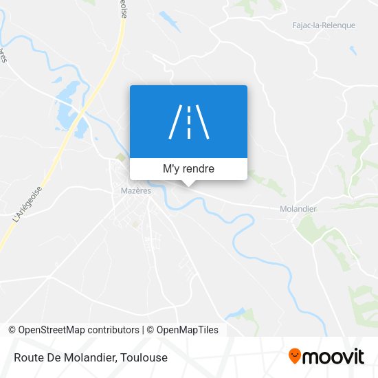 Route De Molandier plan