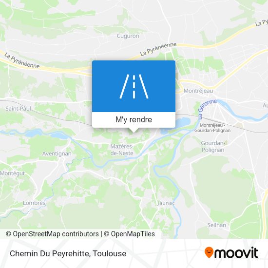 Chemin Du Peyrehitte plan