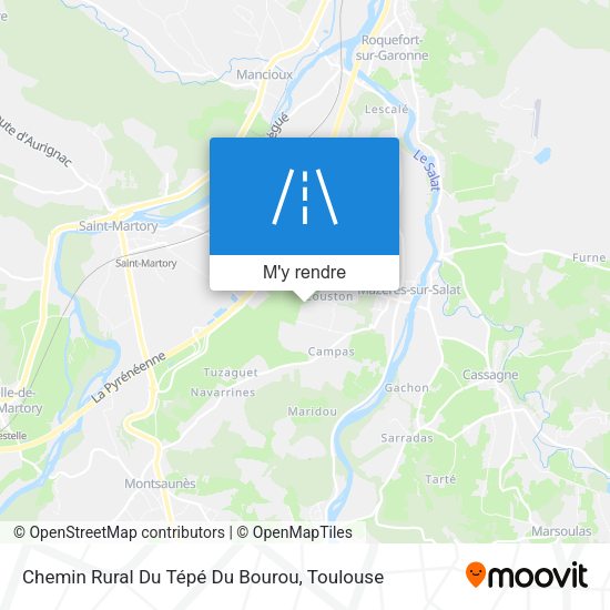 Chemin Rural Du Tépé Du Bourou plan