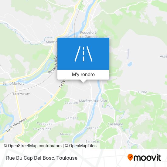 Rue Du Cap Del Bosc plan