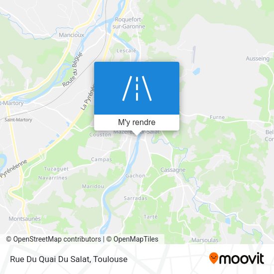 Rue Du Quai Du Salat plan
