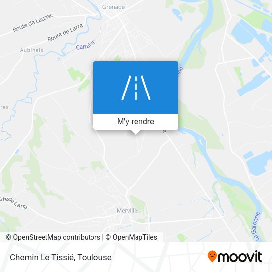 Chemin Le Tissié plan