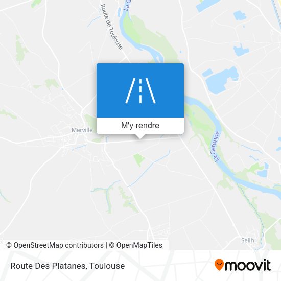 Route Des Platanes plan
