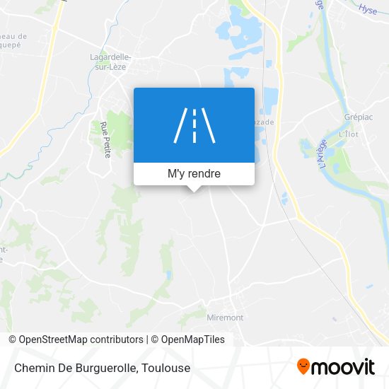 Chemin De Burguerolle plan