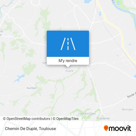 Chemin De Duplé plan
