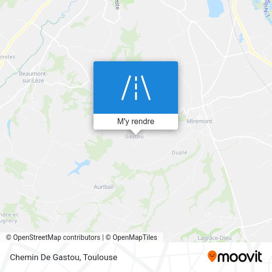 Chemin De Gastou plan