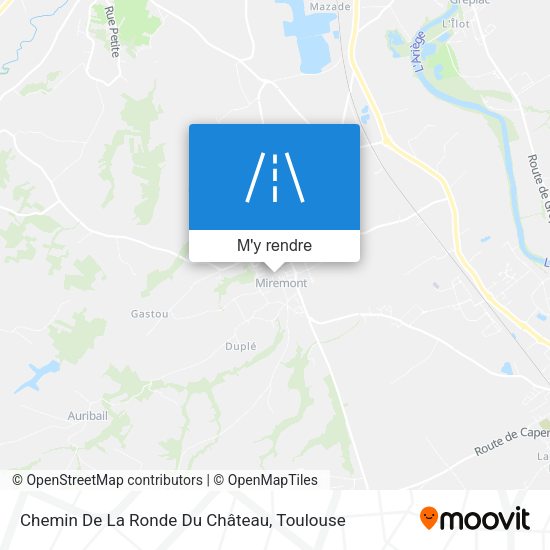 Chemin De La Ronde Du Château plan