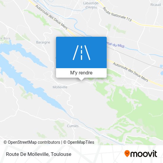 Route De Molleville plan