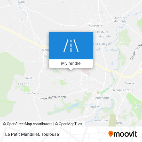 Le Petit Mandillet plan