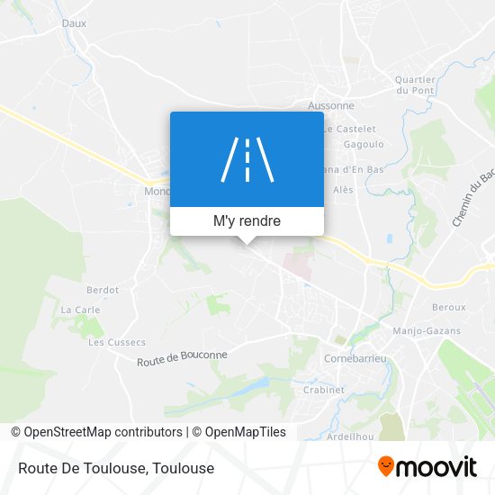 Route De Toulouse plan