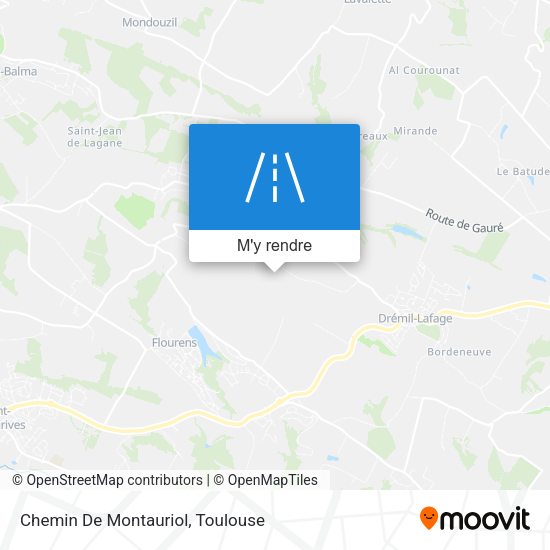 Chemin De Montauriol plan