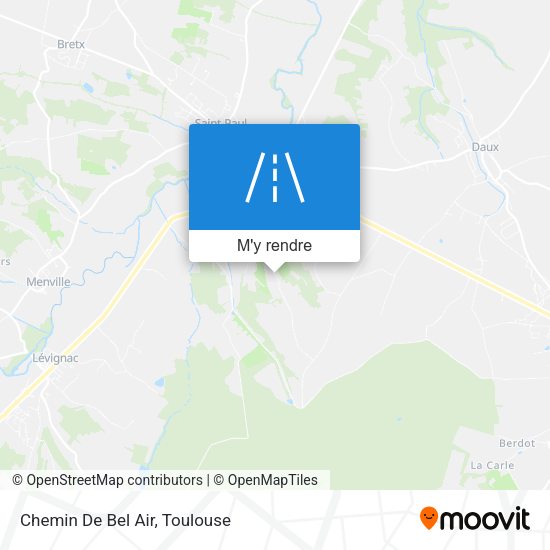 Chemin De Bel Air plan