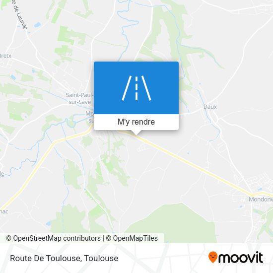Route De Toulouse plan