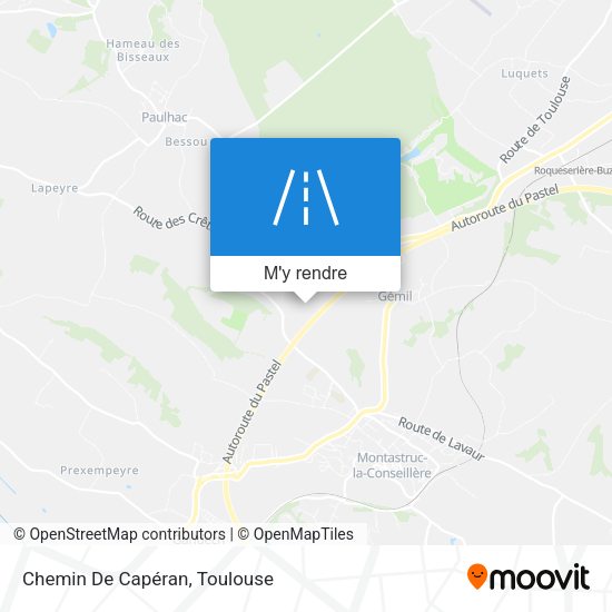 Chemin De Capéran plan