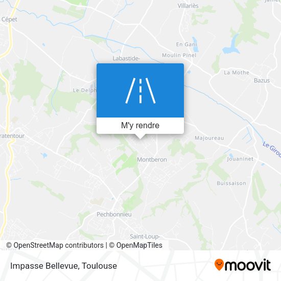 Impasse Bellevue plan