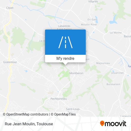 Rue Jean Moulin plan