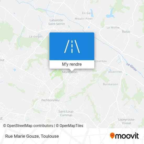 Rue Marie Gouze plan