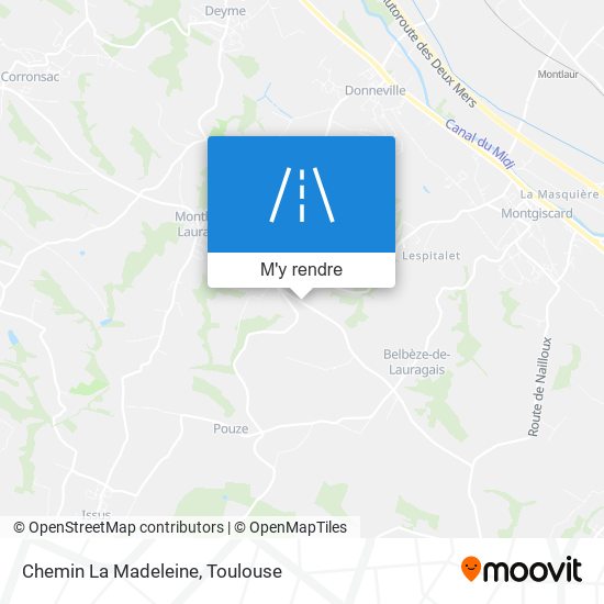 Chemin La Madeleine plan