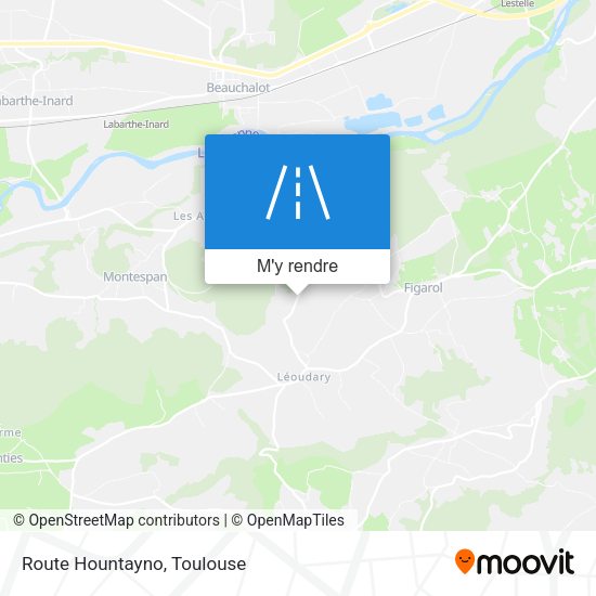 Route Hountayno plan