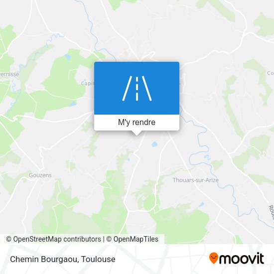 Chemin Bourgaou plan