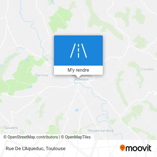 Rue De L'Aqueduc plan
