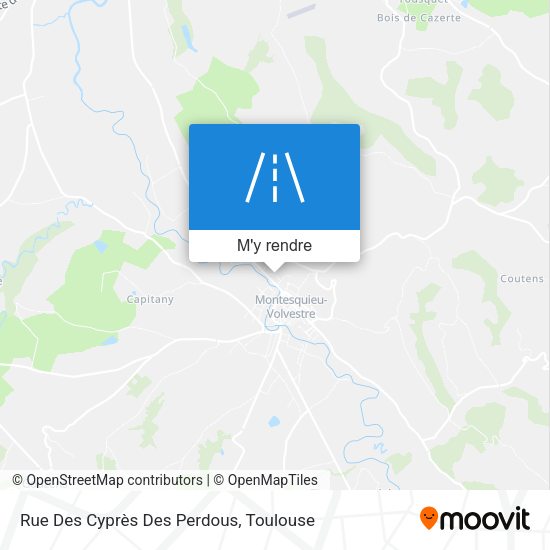 Rue Des Cyprès Des Perdous plan