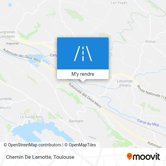 Chemin De Lamotte plan