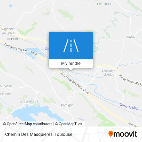 Chemin Des Masquières plan
