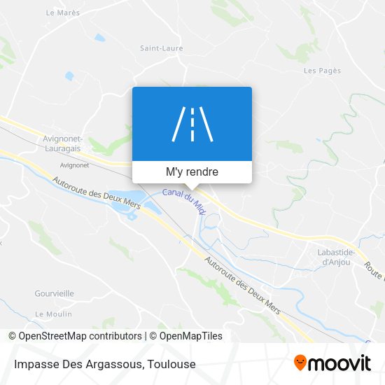 Impasse Des Argassous plan