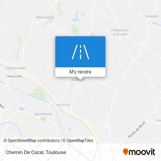 Chemin De Cazal plan