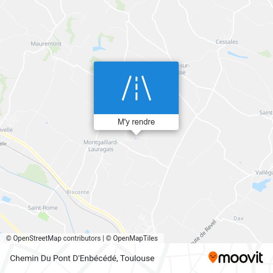 Chemin Du Pont D'Enbécédé plan