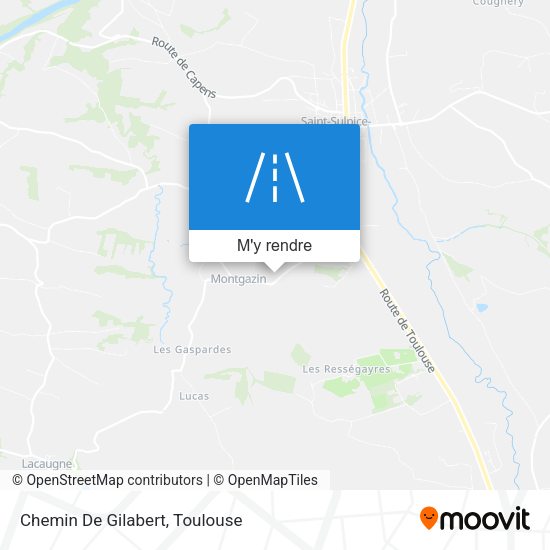 Chemin De Gilabert plan