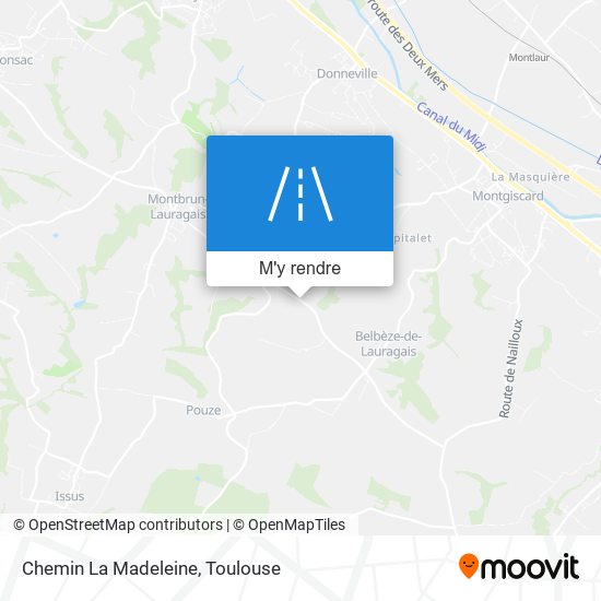 Chemin La Madeleine plan