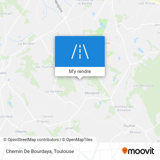 Chemin De Bourdaya plan