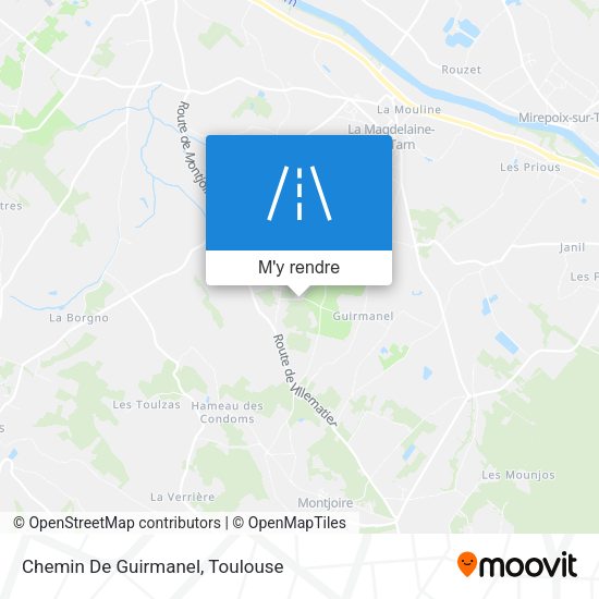 Chemin De Guirmanel plan