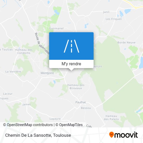Chemin De La Sansotte plan