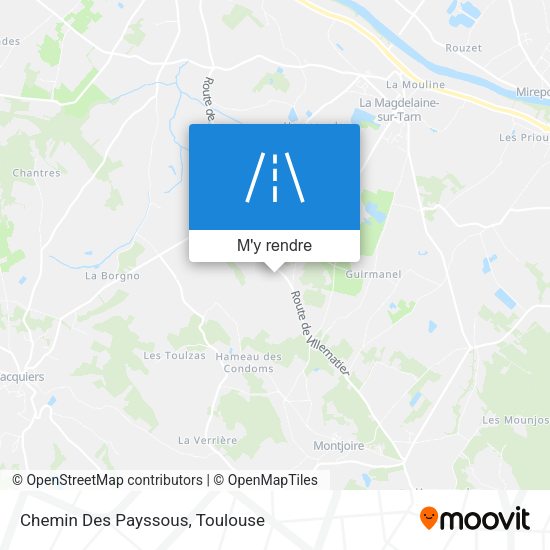 Chemin Des Payssous plan