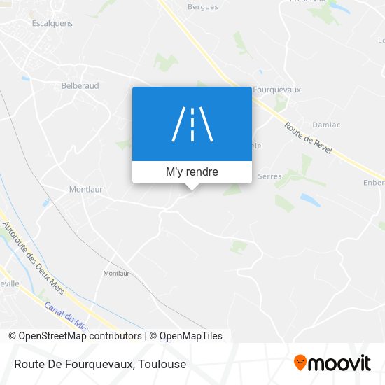 Route De Fourquevaux plan