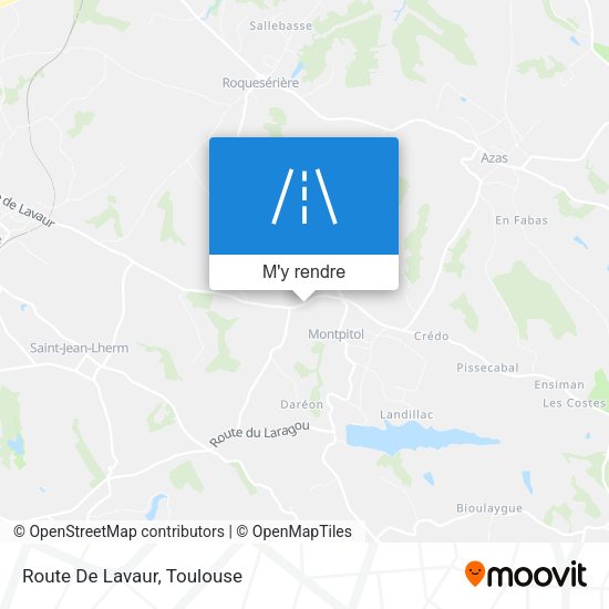 Route De Lavaur plan