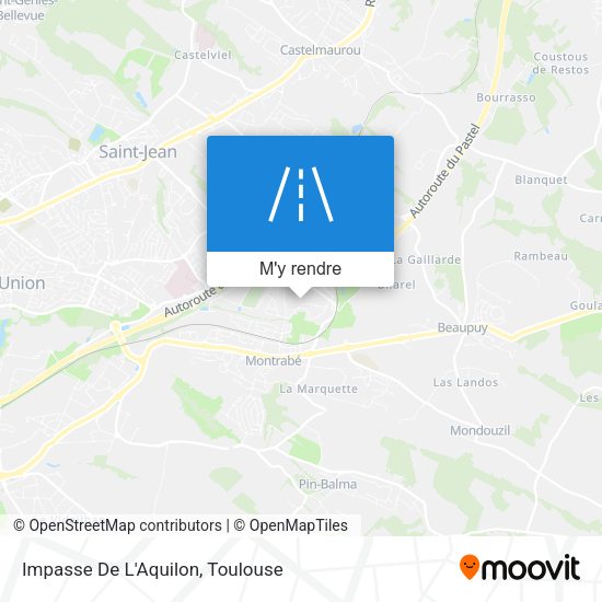 Impasse De L'Aquilon plan