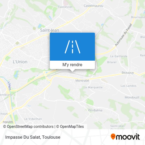 Impasse Du Salat plan