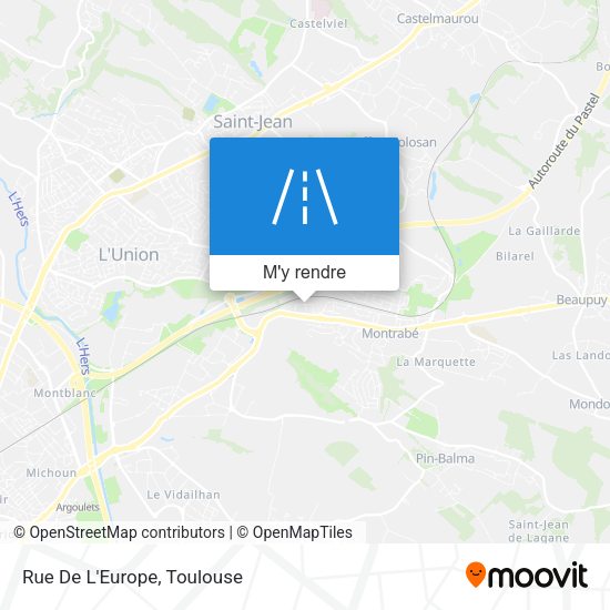 Rue De L'Europe plan