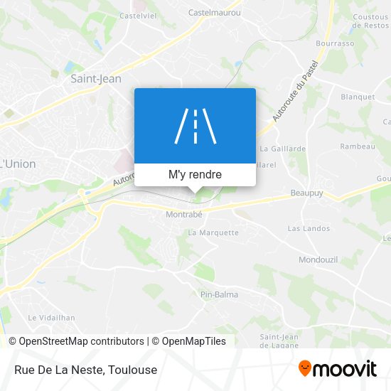 Rue De La Neste plan