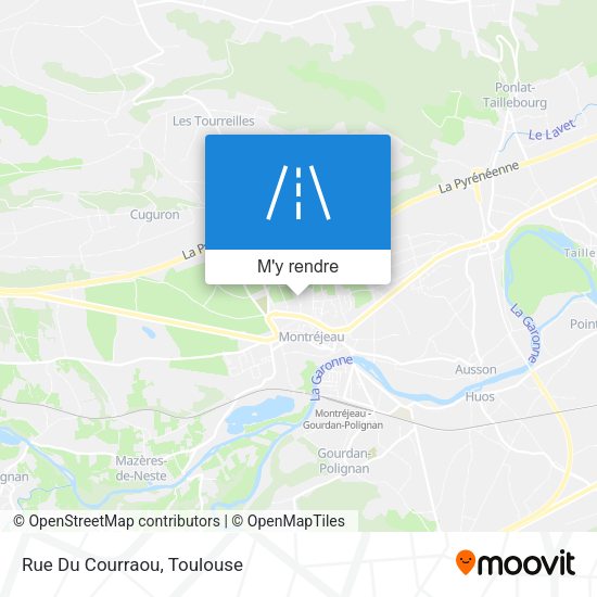 Rue Du Courraou plan