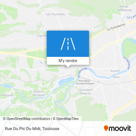 Rue Du Pic Du Midi plan