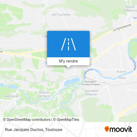 Rue Jacques Duclos plan