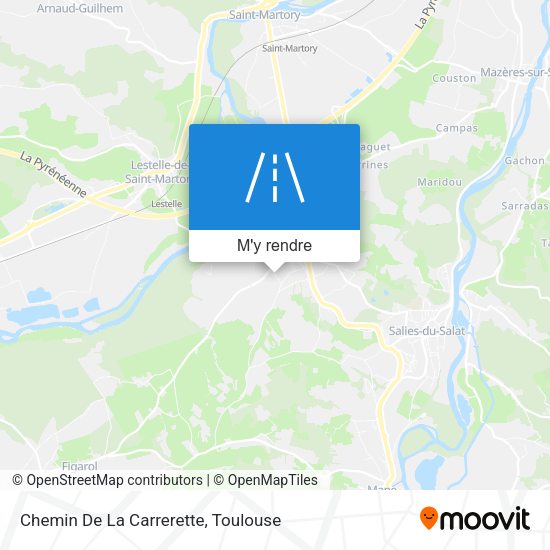Chemin De La Carrerette plan